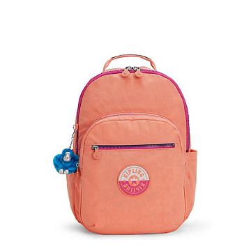 Torby Na Laptopa Kipling Seoul Large 15" Backpack Pomarańczowe | PL 1560BE